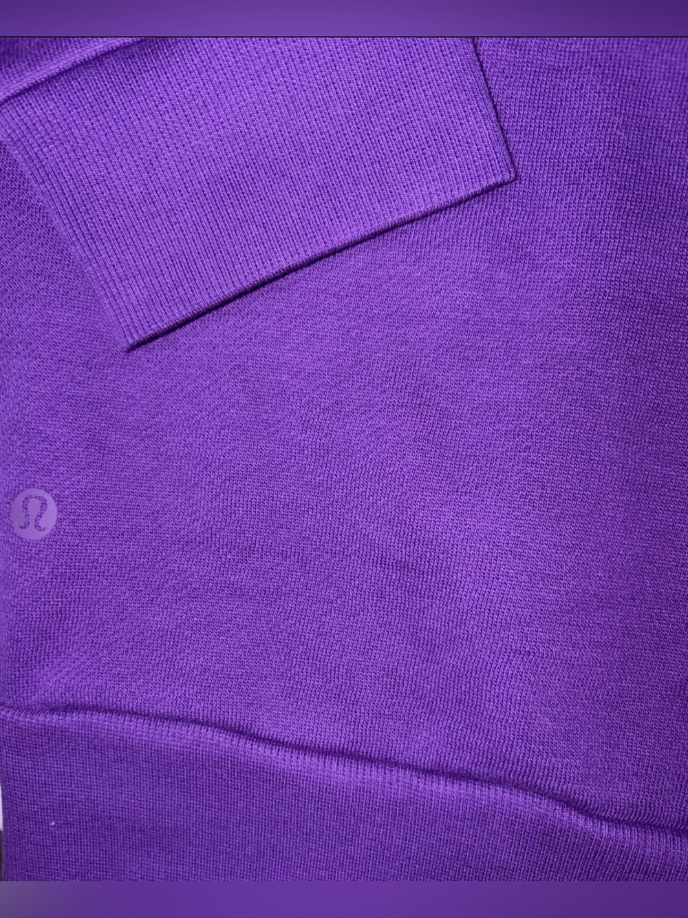 NWT LULULEMON MENS LARGE STEADY STATE CREW SWEATSHIRT*GRAPHIC PURPLE RETAIL $118 - Picture 8 of 15